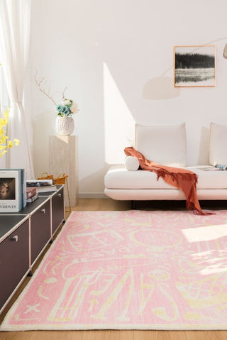 katiemerz x Kalaty Sportsglyphs SY1279 Area Rug