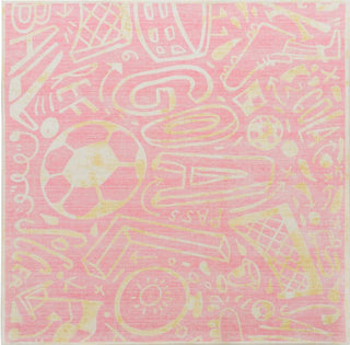 katiemerz x Kalaty Sportsglyphs SY1279 Area Rug
