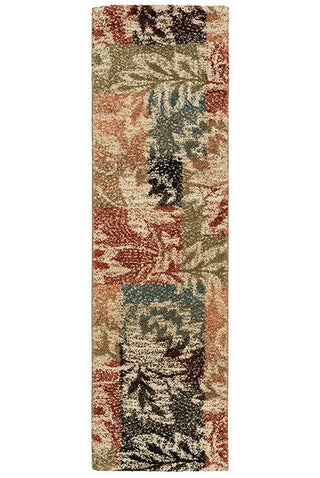 Oriental Weavers Kendall 561X1 Ivory/Multi Area Rug2'3'' X 7'6'' Runner