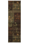 Oriental Weavers Kharma II 1048D Purple/Green Area Rug Runner 