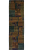 Oriental Weavers Kharma II 703X4 Blue/Green Area Rug Runner 