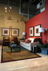 Oriental Weavers Kharma II 890X4 Red/Green Area Rug Room Scene Featured
