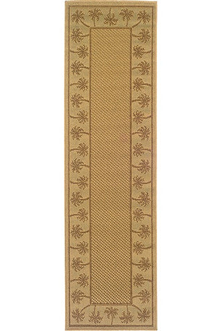 Oriental Weavers Lanai 606D7 Beige/Tan Area Rug 2'3'' X 7'6'' Runner