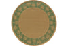 Oriental Weavers Lanai 606F6 Beige/Green Area Rug 7'10'' Round