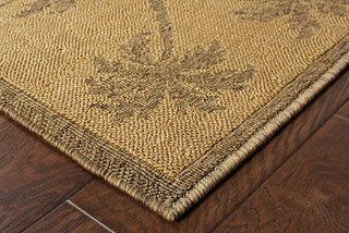 Oriental Weavers Lanai 606M7 Tan/Beige Area Rug Corner 