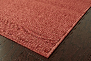 Oriental Weavers Lanai 781C8 Red/Red Area Rug Corner 