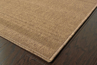 Oriental Weavers Lanai 781N7 Tan/Tan Area Rug Corner 