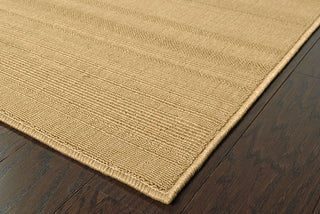 Oriental Weavers Lanai 781Y1 Beige/Beige Area Rug Corner On Wood