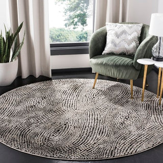 Safavieh Lurex 100 LUR185Z Black/Light Grey Area Rug Room Scene 2