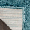 Nourison Luxurious Shag LXR05 Aqua Area Rug Backing