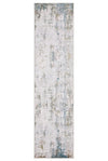 Oriental Weavers Malibu MAL06 Ivory/Blue Area Rug 2' X 8' Runner