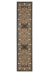 Oriental Weavers Masterpiece 1802B Navy/Multi Area Rug 2'3'' X 10' Runner