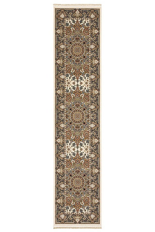 Oriental Weavers Masterpiece 1802W Ivory/Multi Area Rug 2'3'' X 10' Runner