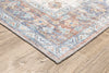 Oriental Weavers Myers Park MYP03 Rust/ Blue Area Rug Corner 