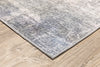 Oriental Weavers Myers Park MYP10 Beige/ Blue Area Rug Corner On Wood