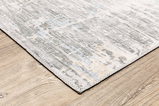 Oriental Weavers Myers Park MYP11 Beige/ Grey Area Rug Corner On Wood