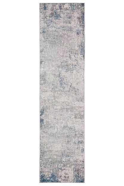 Oriental Weavers Myers Park MYP12 Grey/ Blue Area Rug 2' X 8' Runner