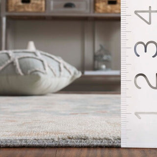 Safavieh Oushak OSH655M Light Blue / Beige Area Rug Height