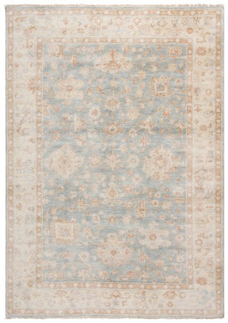 Safavieh Oushak OSH655M Light Blue / Beige Area Rug 5 X 8