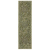 Oriental Weavers Andorra 3709C Green / Gold Area Rug Runner