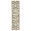 Oriental Weavers Andorra 3717A Ivory / Red Area Rug Runner
