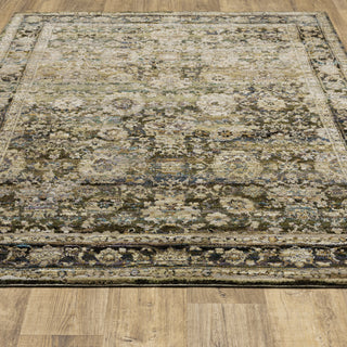 Oriental Weavers Andorra 7125C Green/ Brown Area Rug