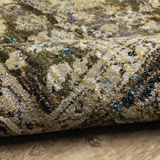 Oriental Weavers Andorra 7125C Green/ Brown Area Rug