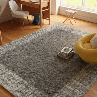 Nourison Pacific Shag PCS02 Grey Area Rug Room Scene 3