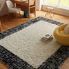 Nourison Pacific Shag PCS02 Ivory Black Area Rug Room Scene 3