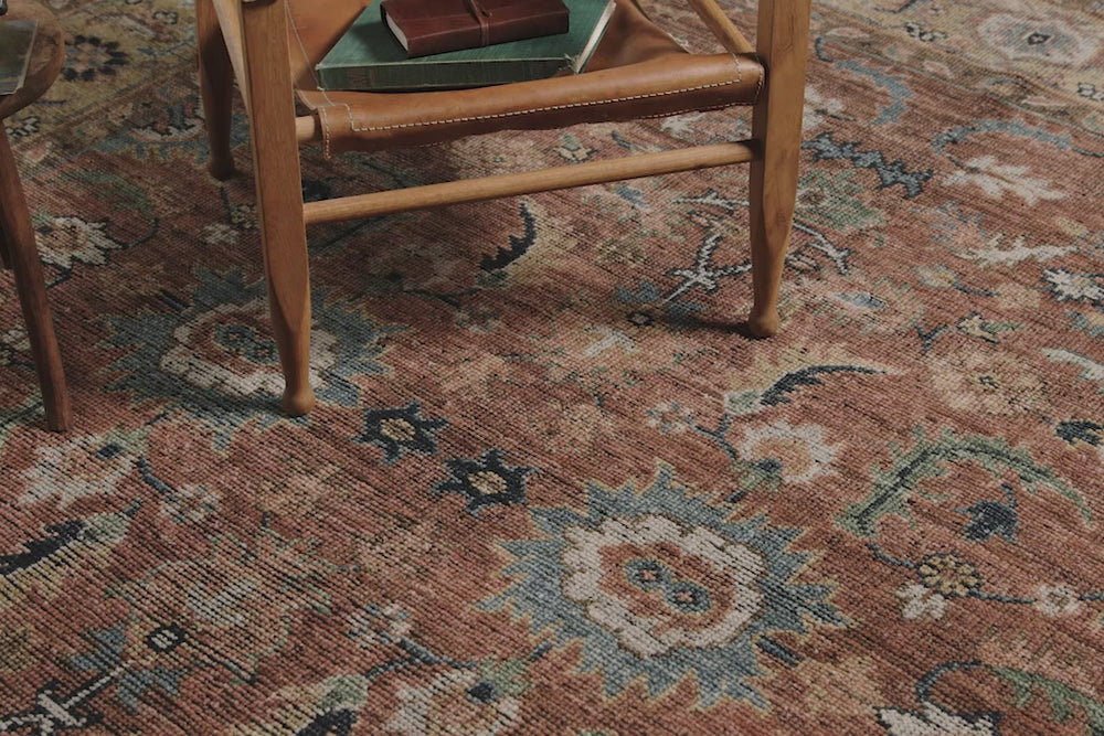 Loloi Heirloom HQ-08 Brick/Sand Area Rug – Incredible Rugs and Decor