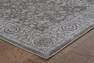 Oriental Weavers Richmond 001E3 Grey/Ivory Area Rug Corner On Wood