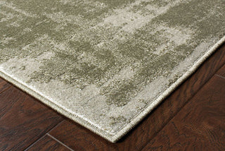 Oriental Weavers Rowan 565H4 Grey/ Ivory Area Rug Corner On Wood