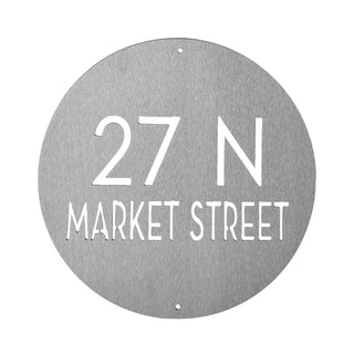 Banbury Address Plaque - 2 Sizes - Address Plaques for House Numbers