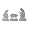 3-Piece Traditional Nativity - Christmas Decorations Nativity Set for Mantle