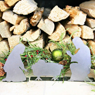 3-Piece Traditional Nativity - Christmas Decorations Nativity Set for Mantle