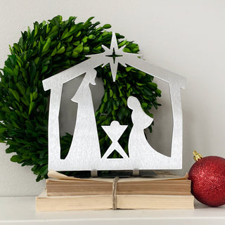 9" Nativity Silhouette - 4 Styles - Birth of Jesus Scene Figures