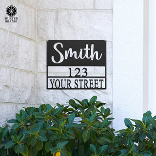 Always Come Home Address Plaque - Personalized Outdoor Sign with Name