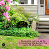 Address Yard Signs with Stakes - Address Signs for Houses for Ground