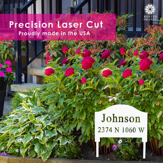 Address Yard Signs with Stakes - Address Signs for Houses for Ground