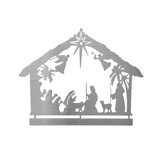 Angels Nativity Silhouette - Single Piece Nativity Scene Christmas Decor