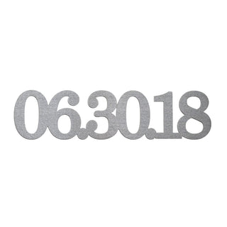 Anniversary Date Sign - Metal Custom Anniversary or Special Date Sign (remake with cuter font, maybe a 2 line option with a short phrase)