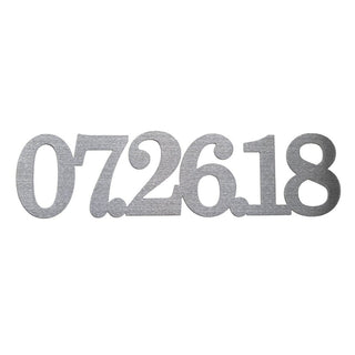Anniversary Date Sign - Metal Custom Anniversary or Special Date Sign (remake with cuter font, maybe a 2 line option with a short phrase)