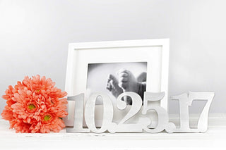 Anniversary Date Sign - Metal Custom Anniversary or Special Date Sign (remake with cuter font, maybe a 2 line option with a short phrase)