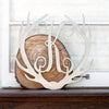 Antler Single Letter Monogram - Personalized Deer Antler Wall Decor