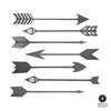 15" Metal Arrows - 7 Styles - Wall Art Decor Arrow for Home