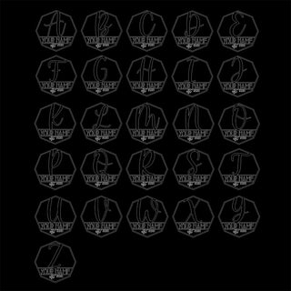 Ashton Monogram - 2 Sizes - Personalized Last Name Metal Signs