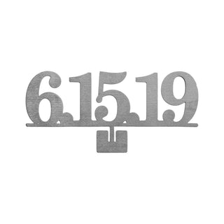 Anniversary Date Sign - Metal Custom Anniversary or Special Date Sign (remake with cuter font, maybe a 2 line option with a short phrase)