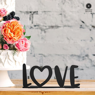 4"  L-O-V-E Stand-Up Set - 2 Styles - Anniversary Gift for Her or Him