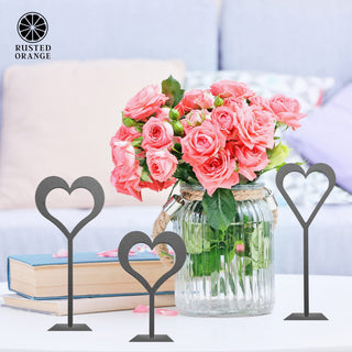 8" Stand-Up Hearts (Two Styles) - Romantic Date Night Decorations