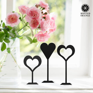 8" Stand-Up Hearts (Two Styles) - Romantic Date Night Decorations
